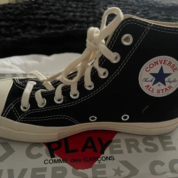 Converse Play black and white sneakers
